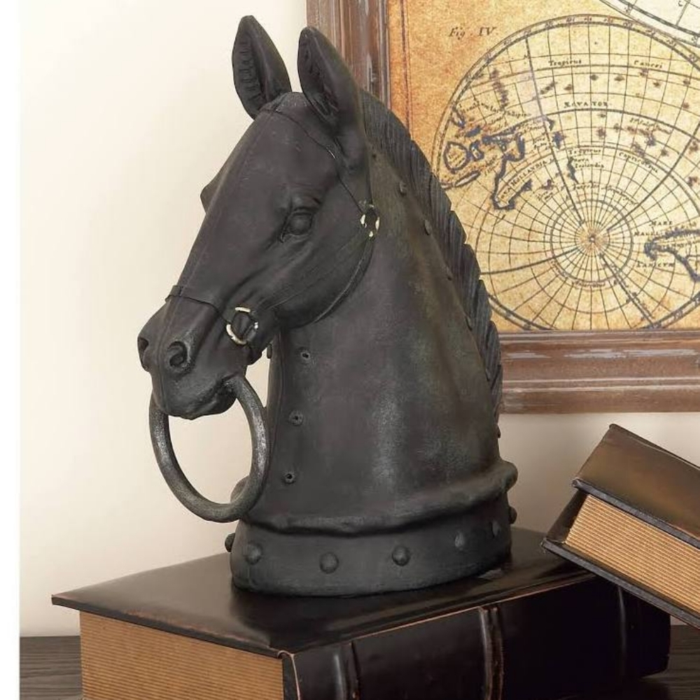 Black Horse Sculpture